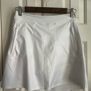 G Fore white athletic skirt XS